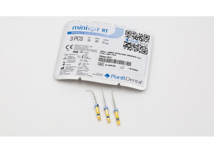 miniKUT Retreatment Endodontic Files 25/.08 MiniKUT Series - Μηχανοκίνητες Ρίνες